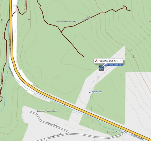 Ralph Mine location